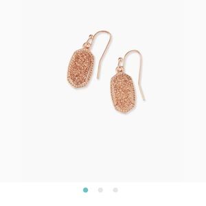 Kendra Scott Lee Earrings in Rose Gold Drusy